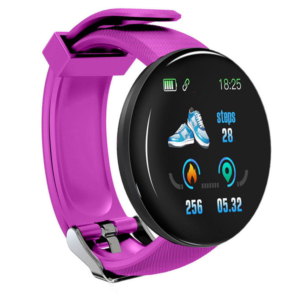 D18 Round Smart Bracelet Color Screen Sports Pedometer Sleep