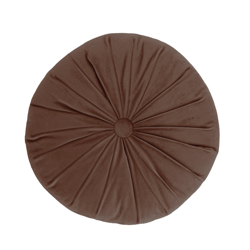Nordic Handmade Round Pumpkin Pillow Solid Color