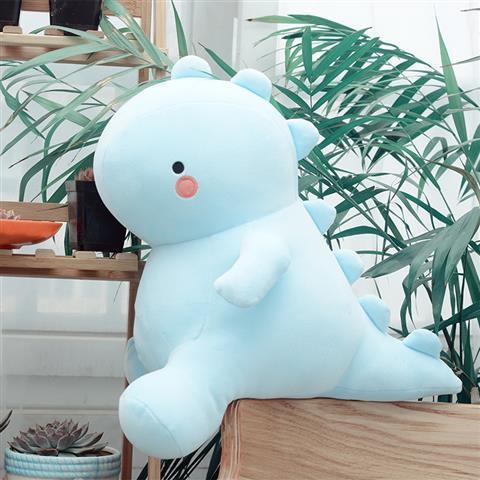Dinosaur Plush Toy Girl Heart Pillow Doll