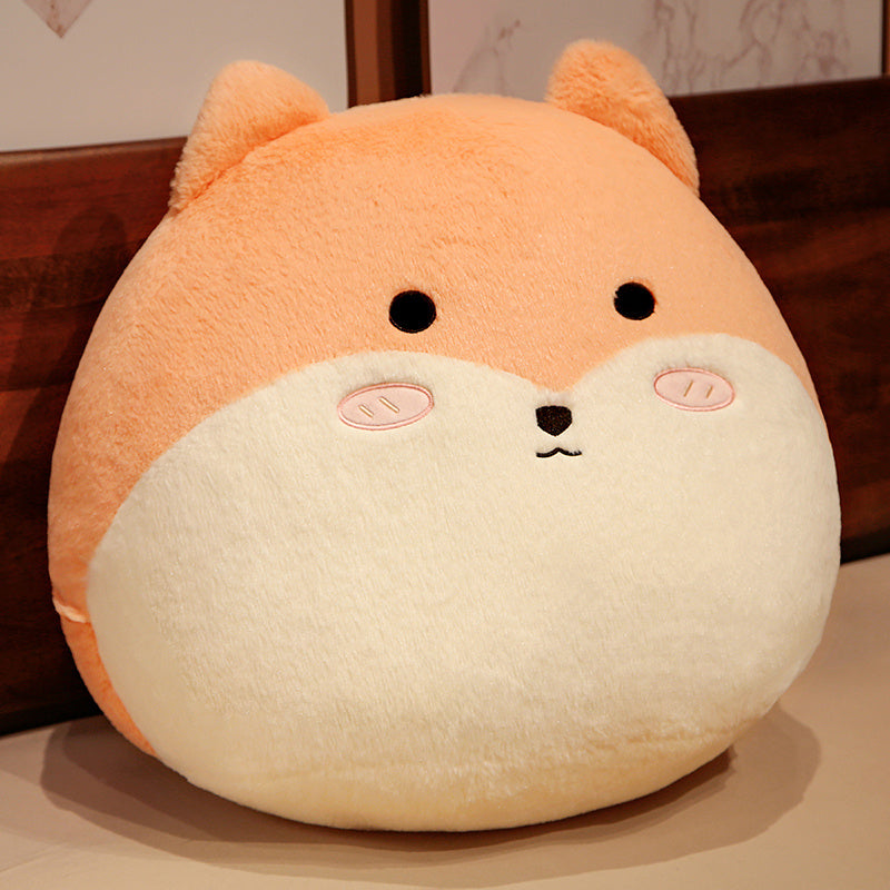 Japanese Sofa With Cat Doll And Cute Animal Pillow At The Waist
