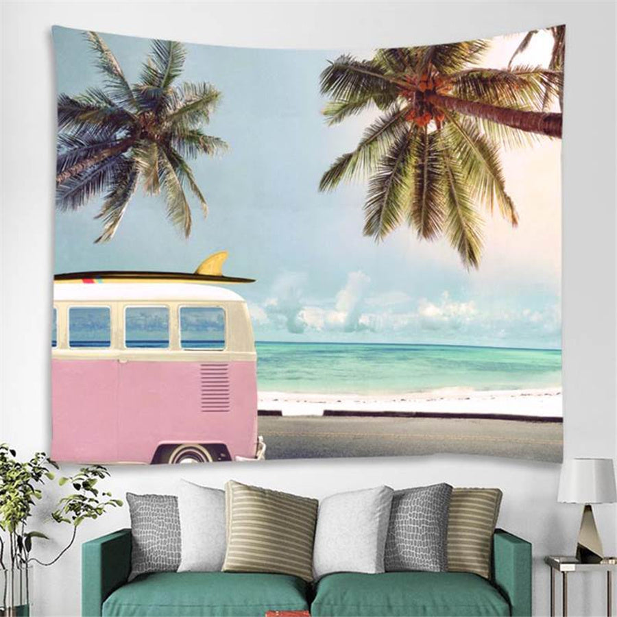 Living room landscape painting printing tapestry