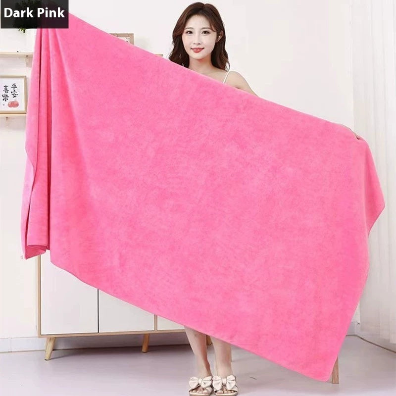 Beauty Salon Bath Towels Bed Towel Massage Pedicure Bed Sheet Hotel Bath Towel Water-absorbing Quick-drying Sweat Steaming Household Large Bath Towel