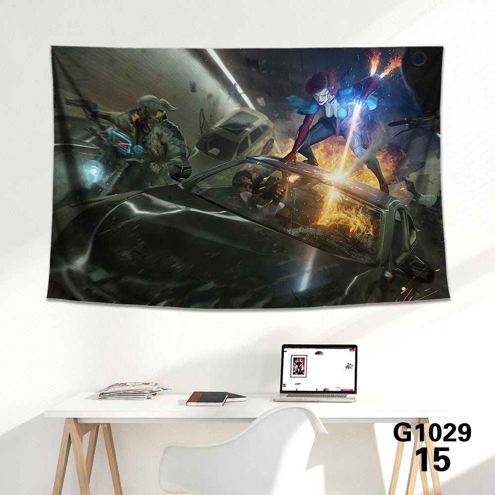 Game background cloth tapestry wall cloth tapestry decoration canvas