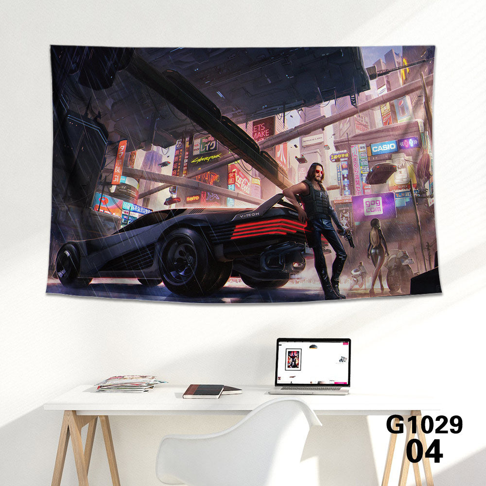 Game background cloth tapestry wall cloth tapestry decoration canvas