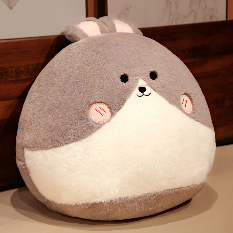 Japanese Sofa With Cat Doll And Cute Animal Pillow At The Waist