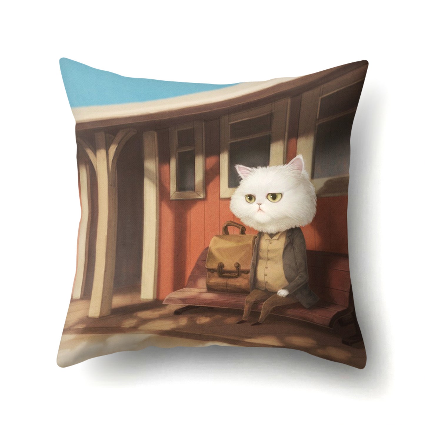 Leather velvet pillowcase
