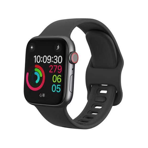 Suitable For Watch Strap Liquid Silicone Sports Strap Simple Solid Color Wristband