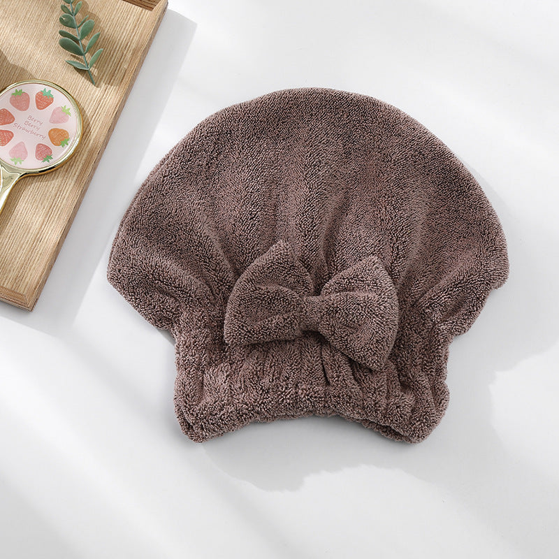 1 Pack Bamboo Charcoal Fiber Hair Drying Towels
