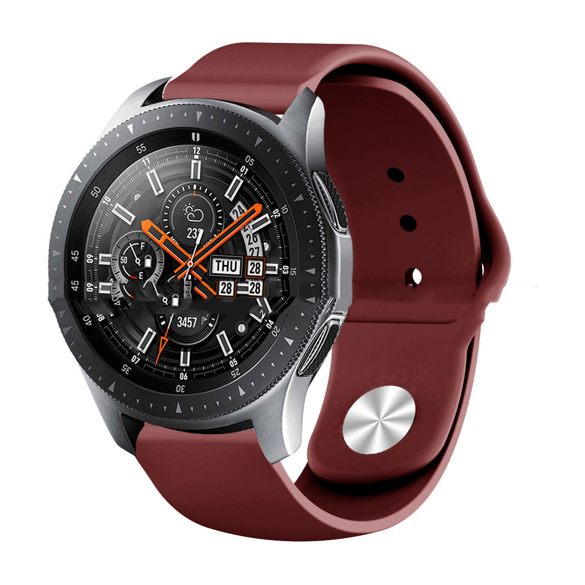 Silicone Strap 22mm Universal Reverse Buckle Strap
