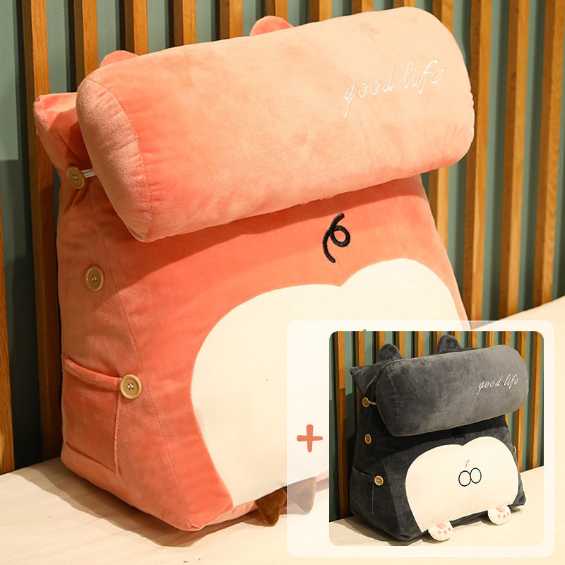 Student Female Backrest Cushion Dormitory Backrest Pillow