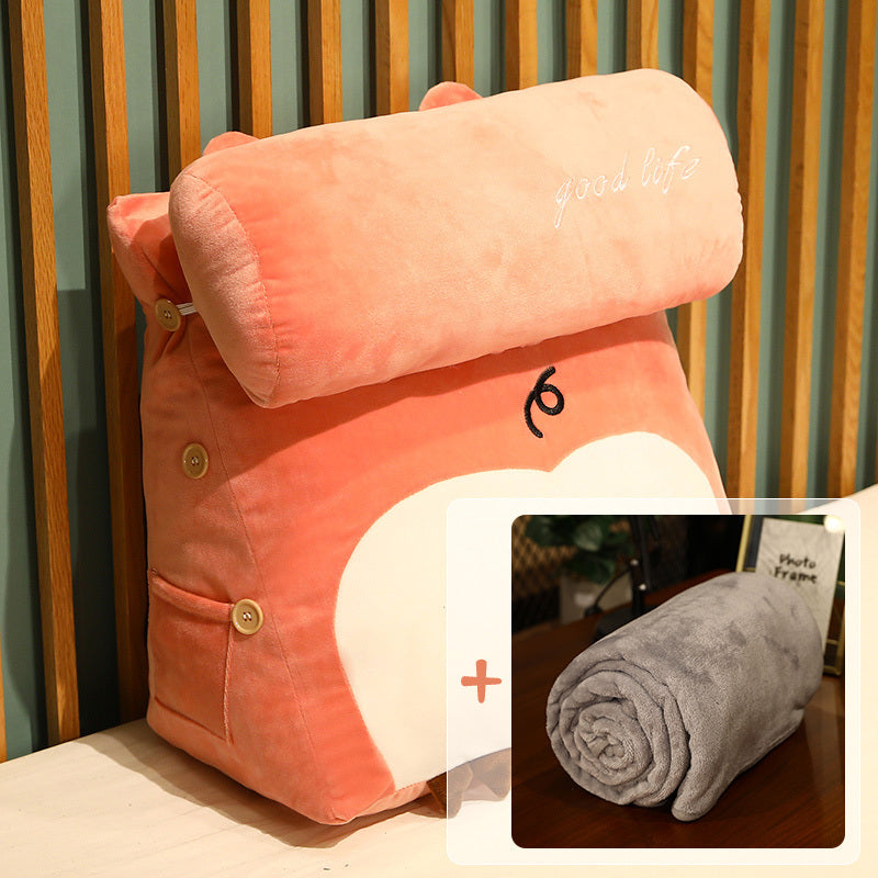 Student Female Backrest Cushion Dormitory Backrest Pillow
