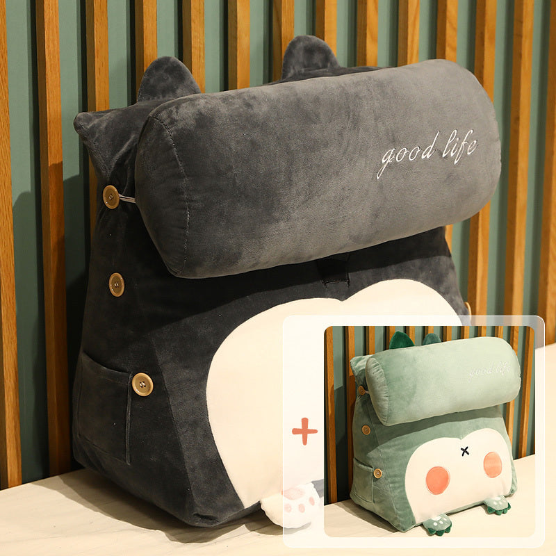Student Female Backrest Cushion Dormitory Backrest Pillow