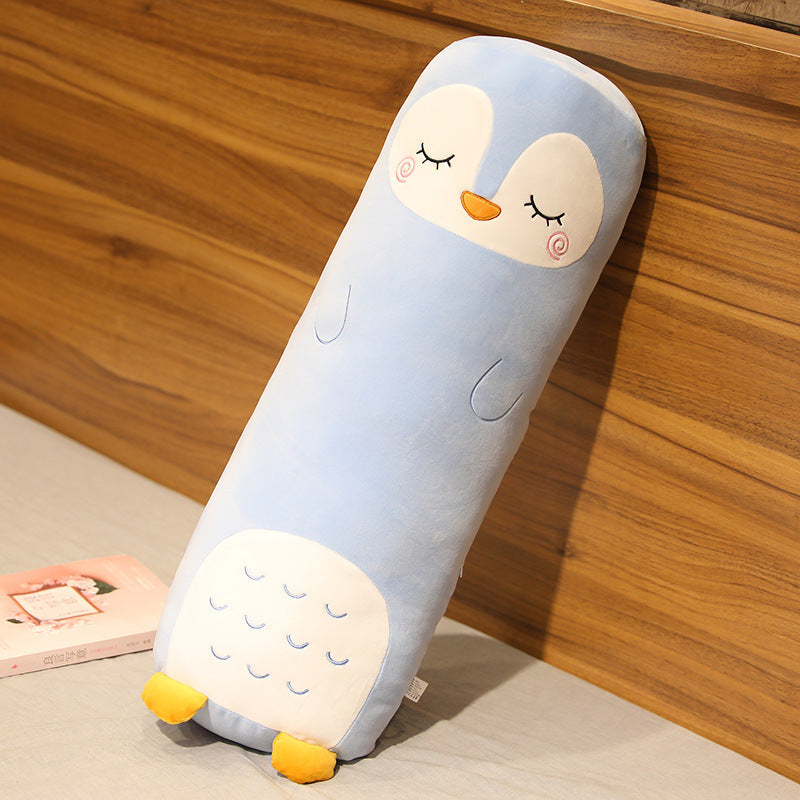 Cartoon Animal Long Pillow Penguin Doll