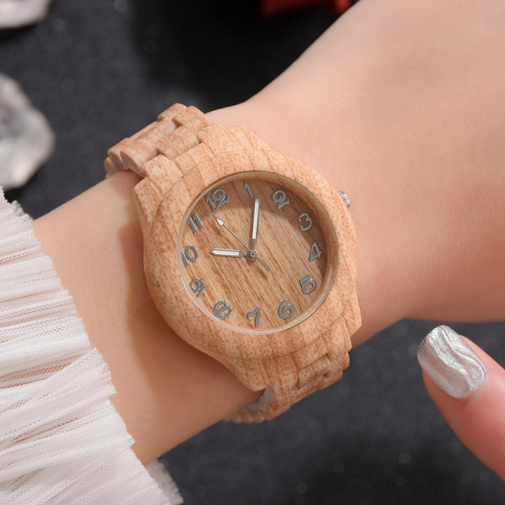New imitation wood shell coconut shell watch