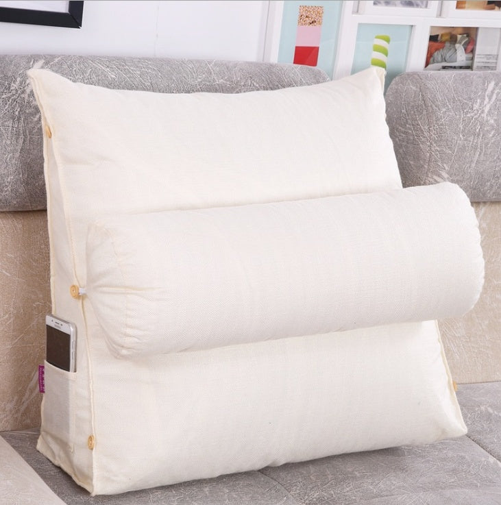 Bedside triangle cushion