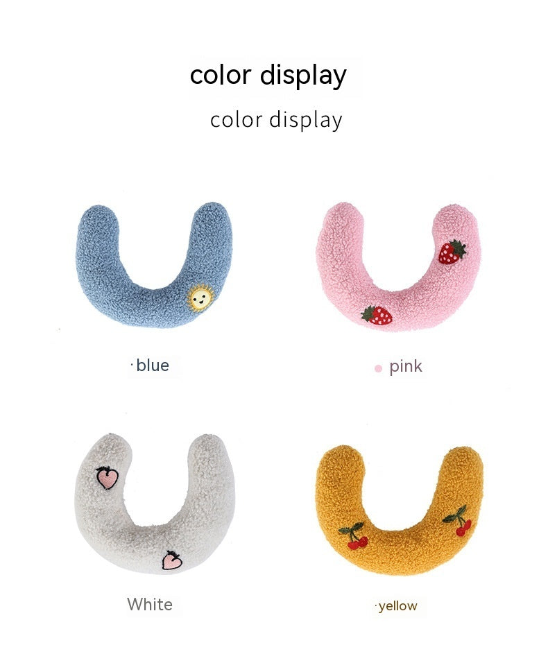 Pet Dog Cat Protect Cervical Spine Deep Sleep U-shape Pillow