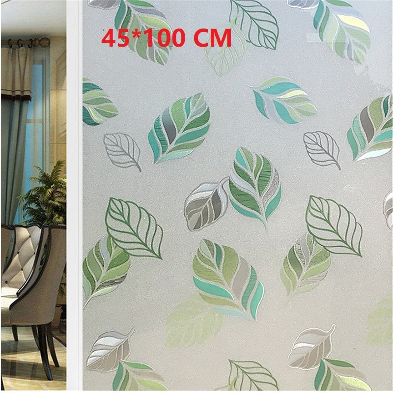 Window Cover Stained Waterproof Glass Foil Window Sticker