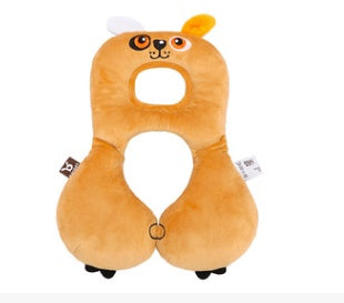 Baby Safety U-shaped Car Seat Pillow With Protective Cover