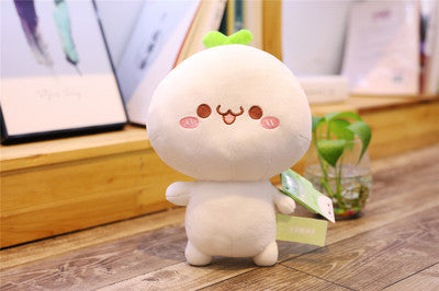 Long Grass Face Dumpling Doll Pillow Plush Toy