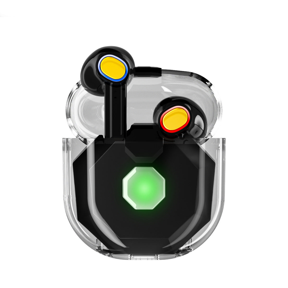 Wireless Bluetooth Gaming Headset Touch Smart In-ear TWS Noise Reduction Electric Transparent