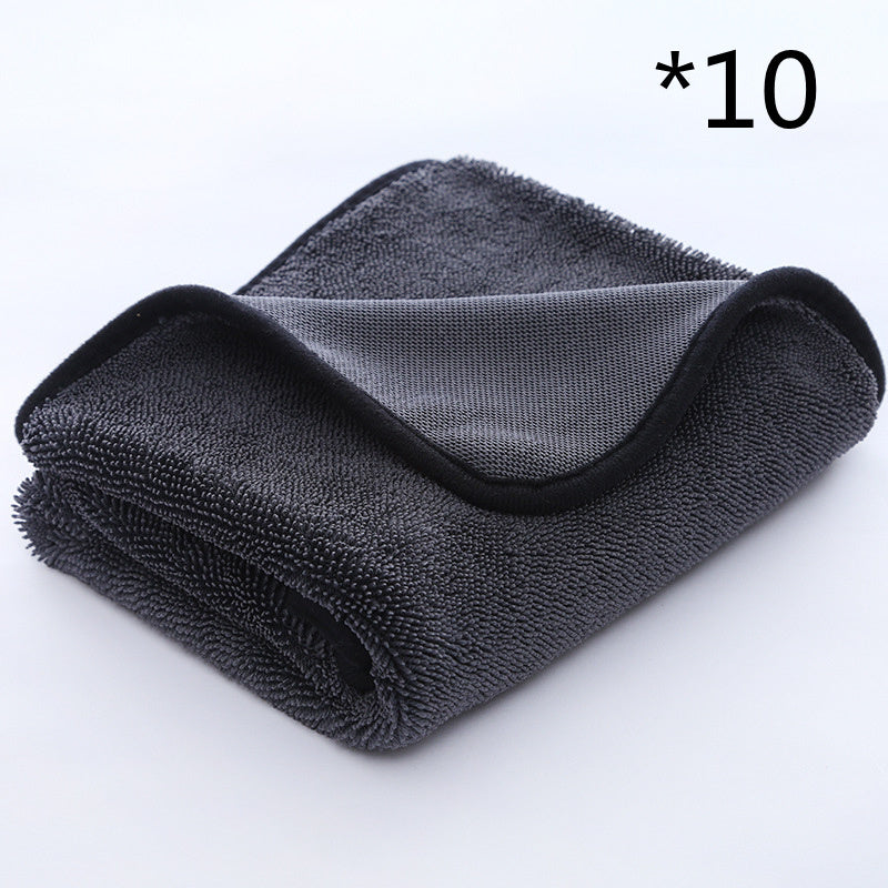 Small Braid Twisting Towel Car Glass Washing Cleaning
