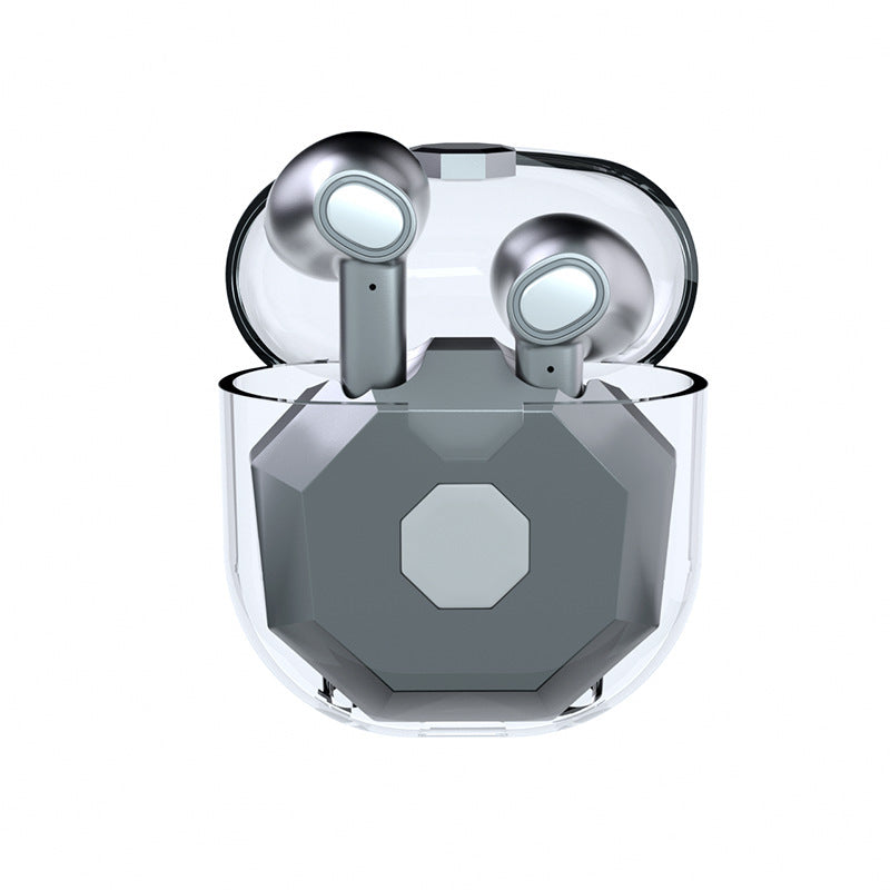 Wireless Bluetooth Gaming Headset Touch Smart In-ear TWS Noise Reduction Electric Transparent
