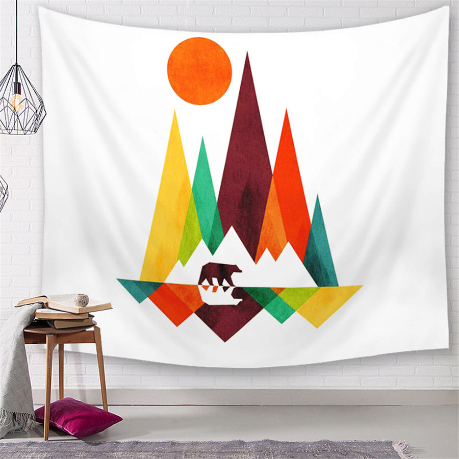 Living room landscape painting printing tapestry