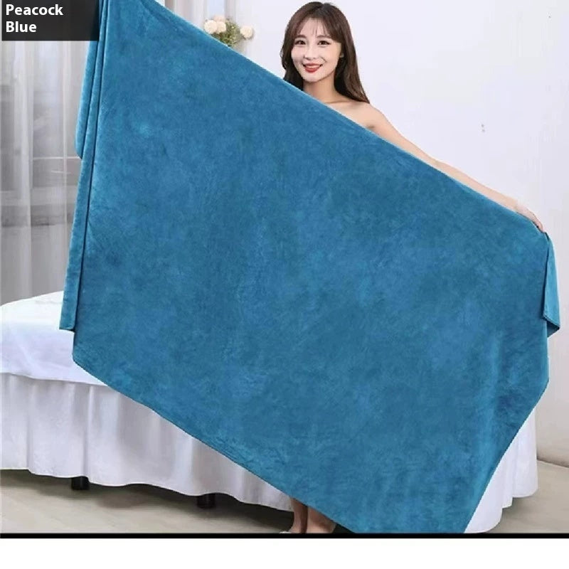 Beauty Salon Bath Towels Bed Towel Massage Pedicure Bed Sheet Hotel Bath Towel Water-absorbing Quick-drying Sweat Steaming Household Large Bath Towel