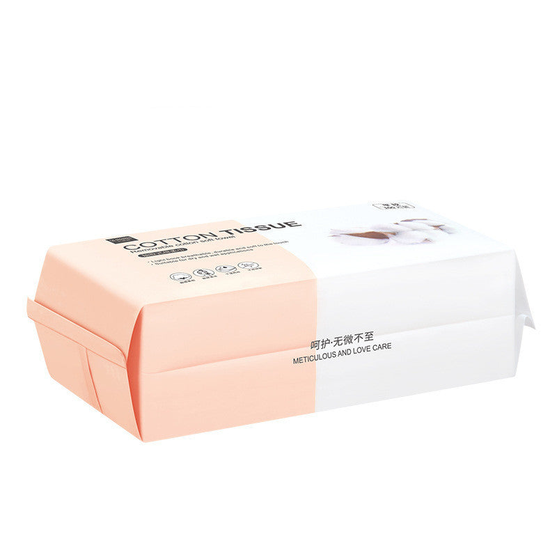 Se Nana disposable facial cleansing towel 100 pumping removable makeup remover cleansing wet and dry clean and breathable cotton pad