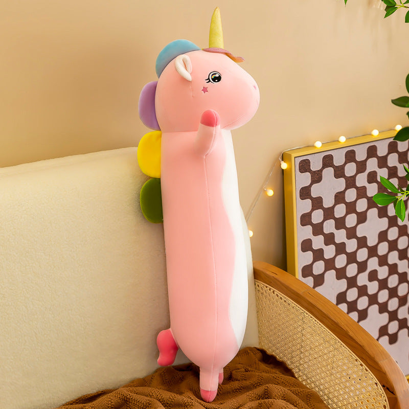 Girls Bed Doll Long Strip Sleeping Pillow Removable And Washable Children's Plush Toy