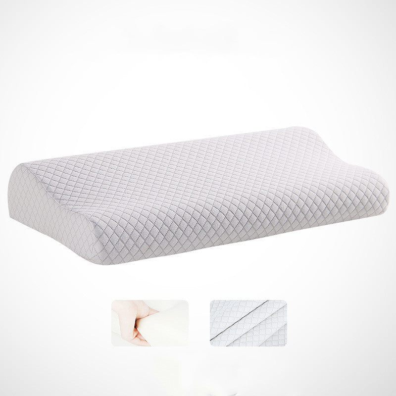 Memory pillow in bed