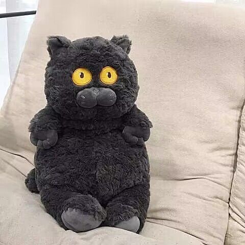 Kitty Doll Interpupil Cat Plush Toy Creative Net Red Throw Pillow