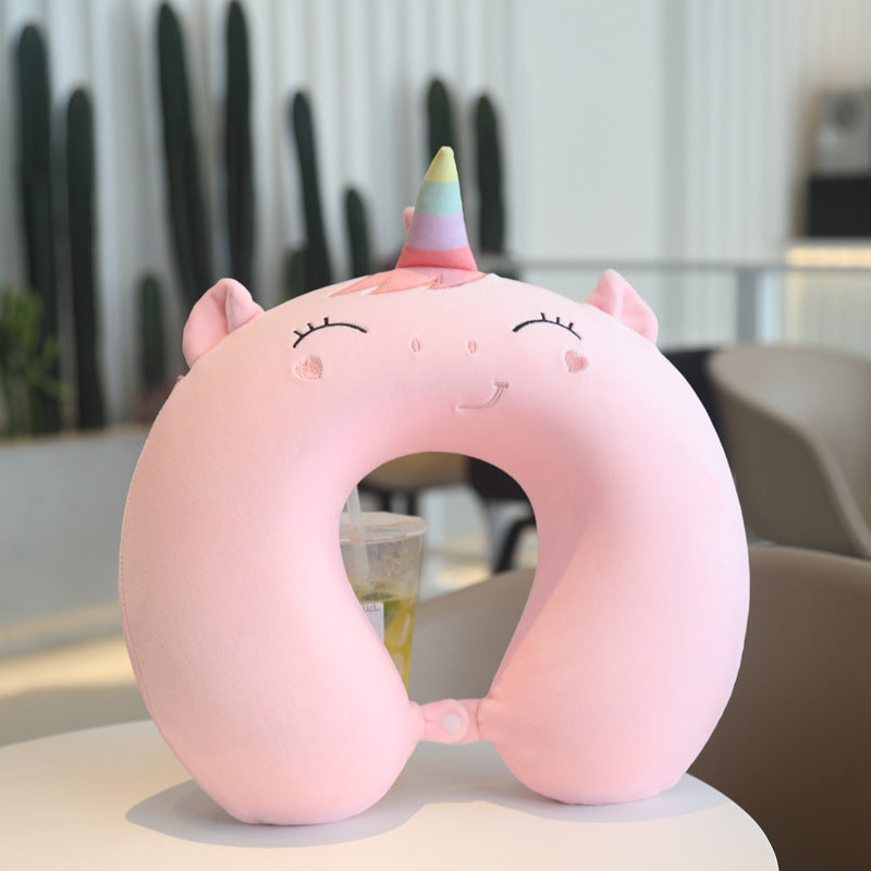 Cartoon Memory Cotton U-shaped Pillow