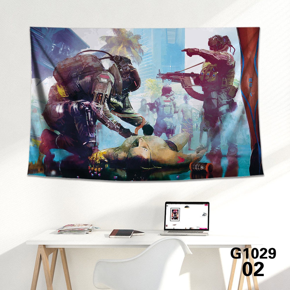 Game background cloth tapestry wall cloth tapestry decoration canvas