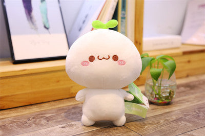Long Grass Face Dumpling Doll Pillow Plush Toy