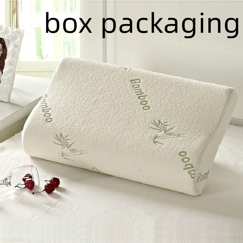 Memory Pillow Bamboo Fiber Slow Rebound Neck Pillow