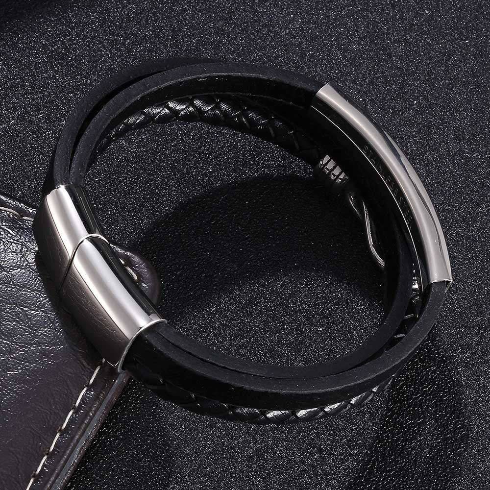Personality Versatile Avant-Garde Leather Bracelet Jewelry