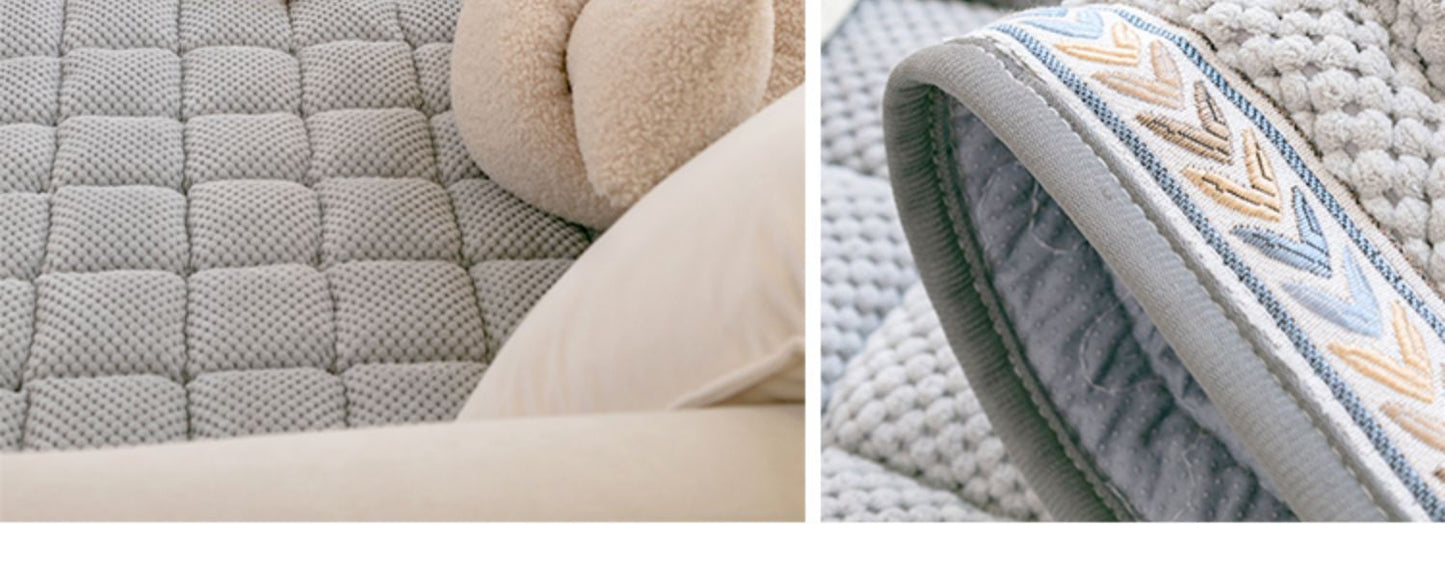 Four Seasons Universal Non-slip Autumn And Winter Thickening Sofa Cushion