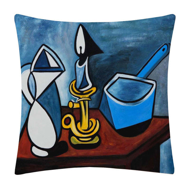Painted cartoon pillowcase