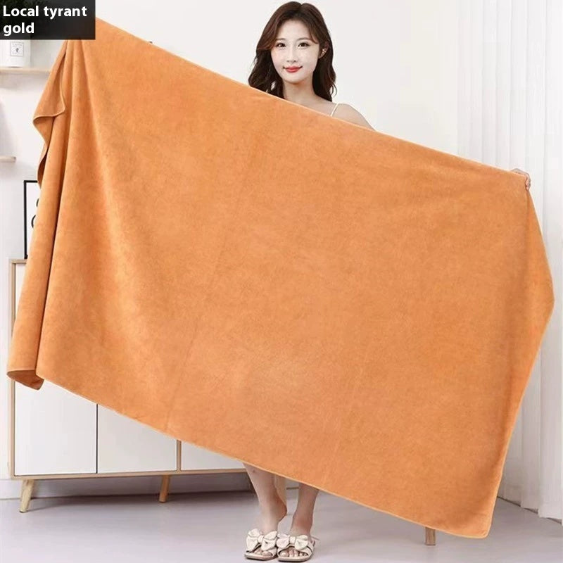 Beauty Salon Bath Towels Bed Towel Massage Pedicure Bed Sheet Hotel Bath Towel Water-absorbing Quick-drying Sweat Steaming Household Large Bath Towel