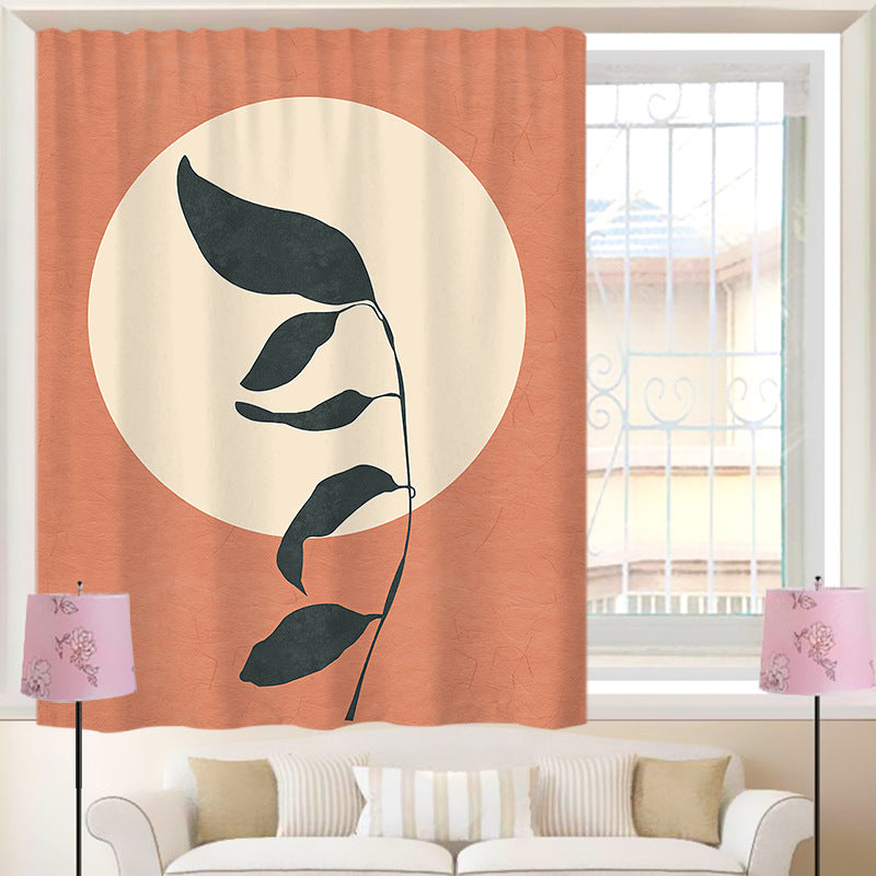 Household Nordic Minimalist Velcro Curtains