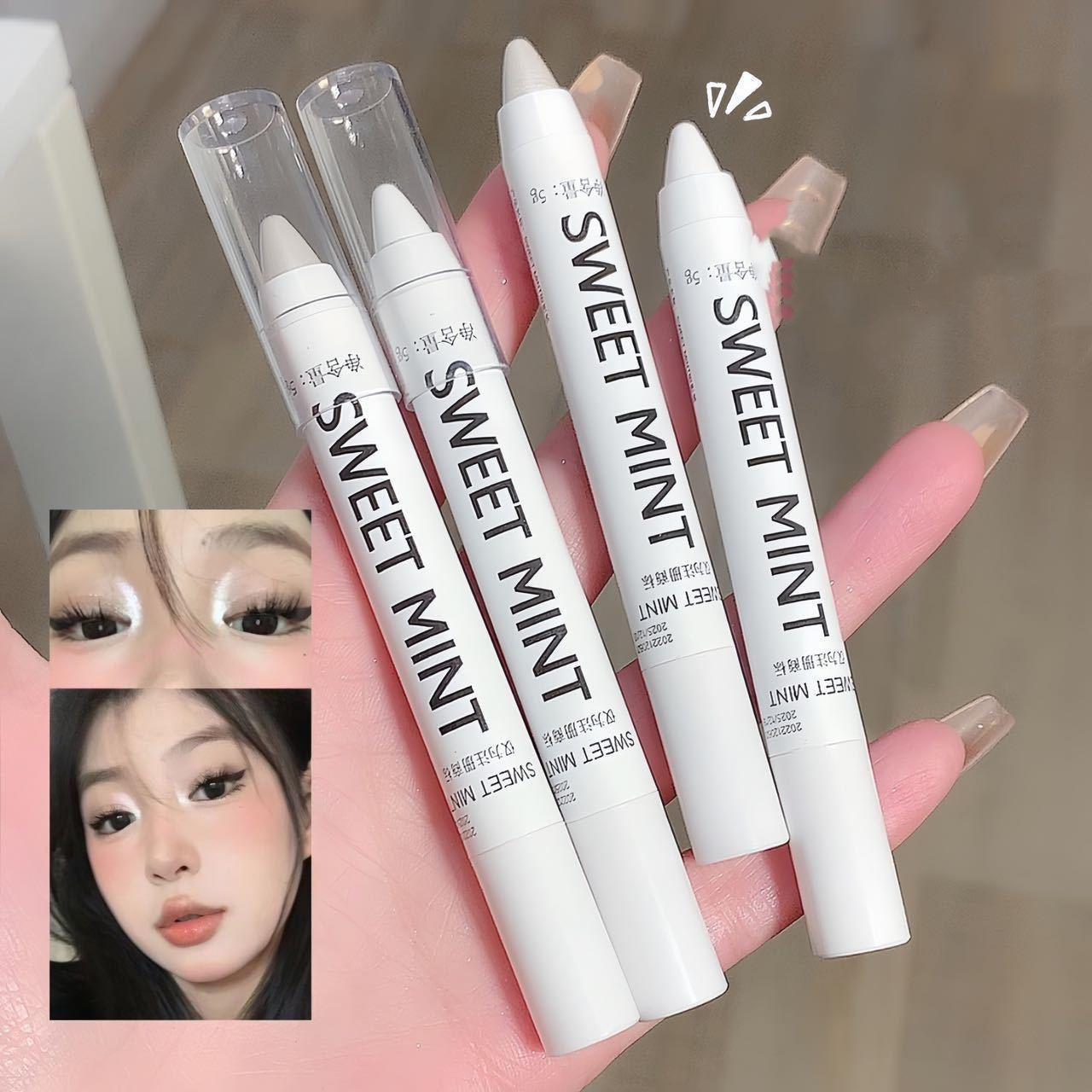 SWEET MINT Eyeliner Pen Stick Crouching Silkworm Pearl Waterproof Not Smudge