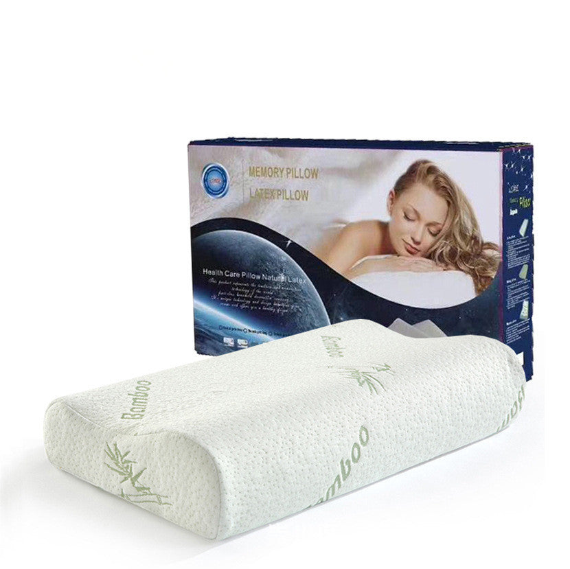 Memory Pillow Bamboo Fiber Slow Rebound Neck Pillow