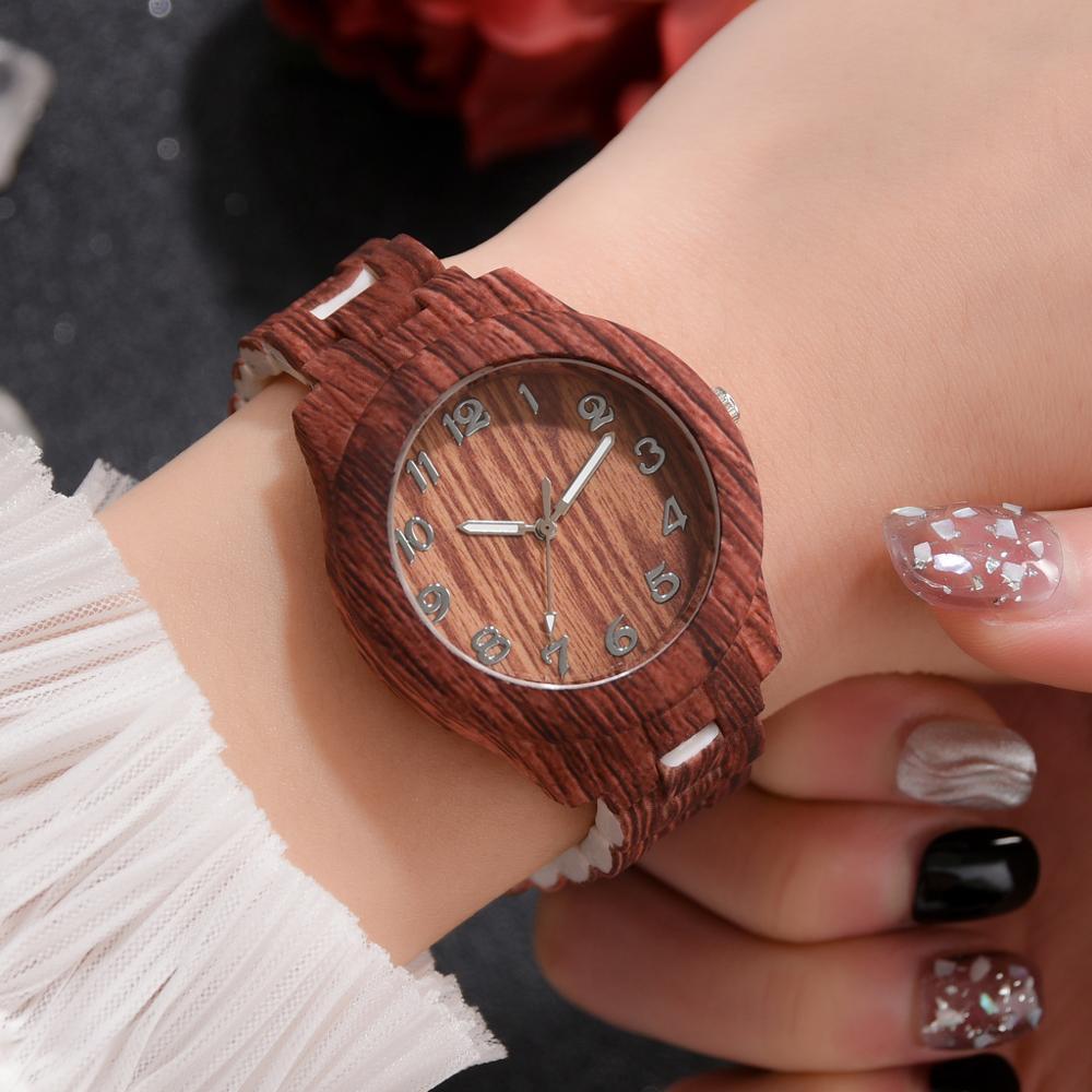 New imitation wood shell coconut shell watch