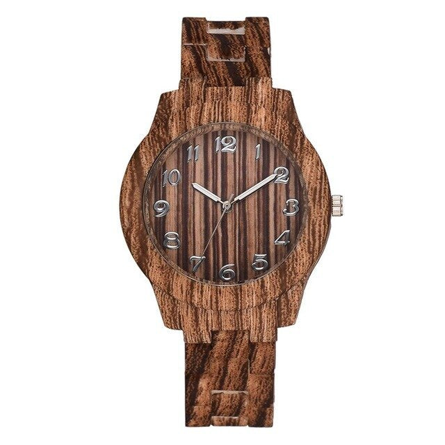 New imitation wood shell coconut shell watch
