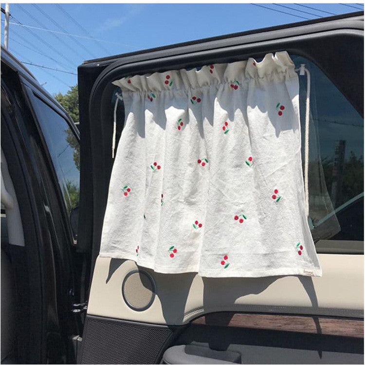 Pastoral Style Korea's New Car Curtains