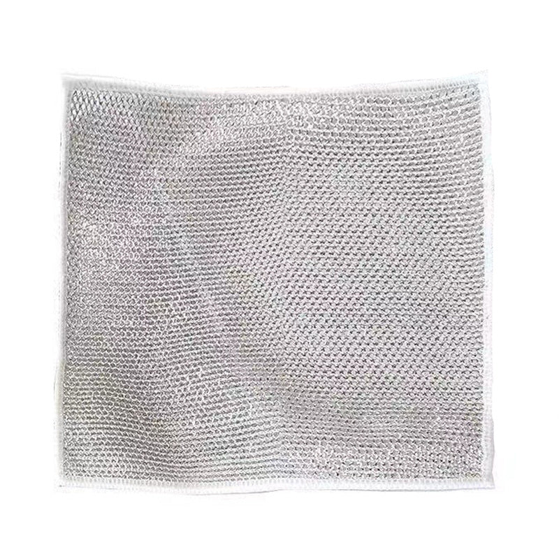 Multipurpose Wire Dishwashing Rags, 2025 New Metal Wire Dishwashing Cloths Towels Scrubs Cleans, Premium Scrubbing Wire Dishwashing Rags Non-Scratch Wire Dishcloth For Dishes, Sinks