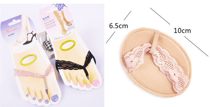 Thickened Super Soft Forefoot Pad High-heeled Shoe Insoles Invisible Foot Cushions