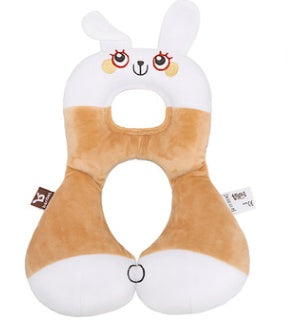 Baby Safety U-shaped Car Seat Pillow With Protective Cover