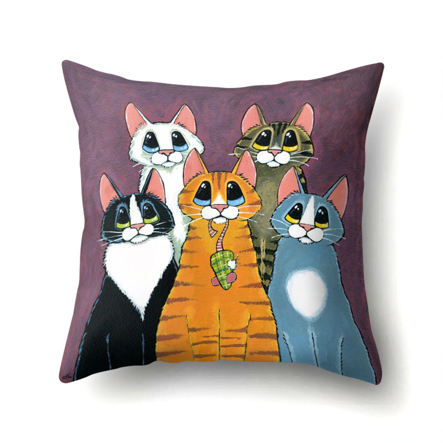 Leather velvet pillowcase